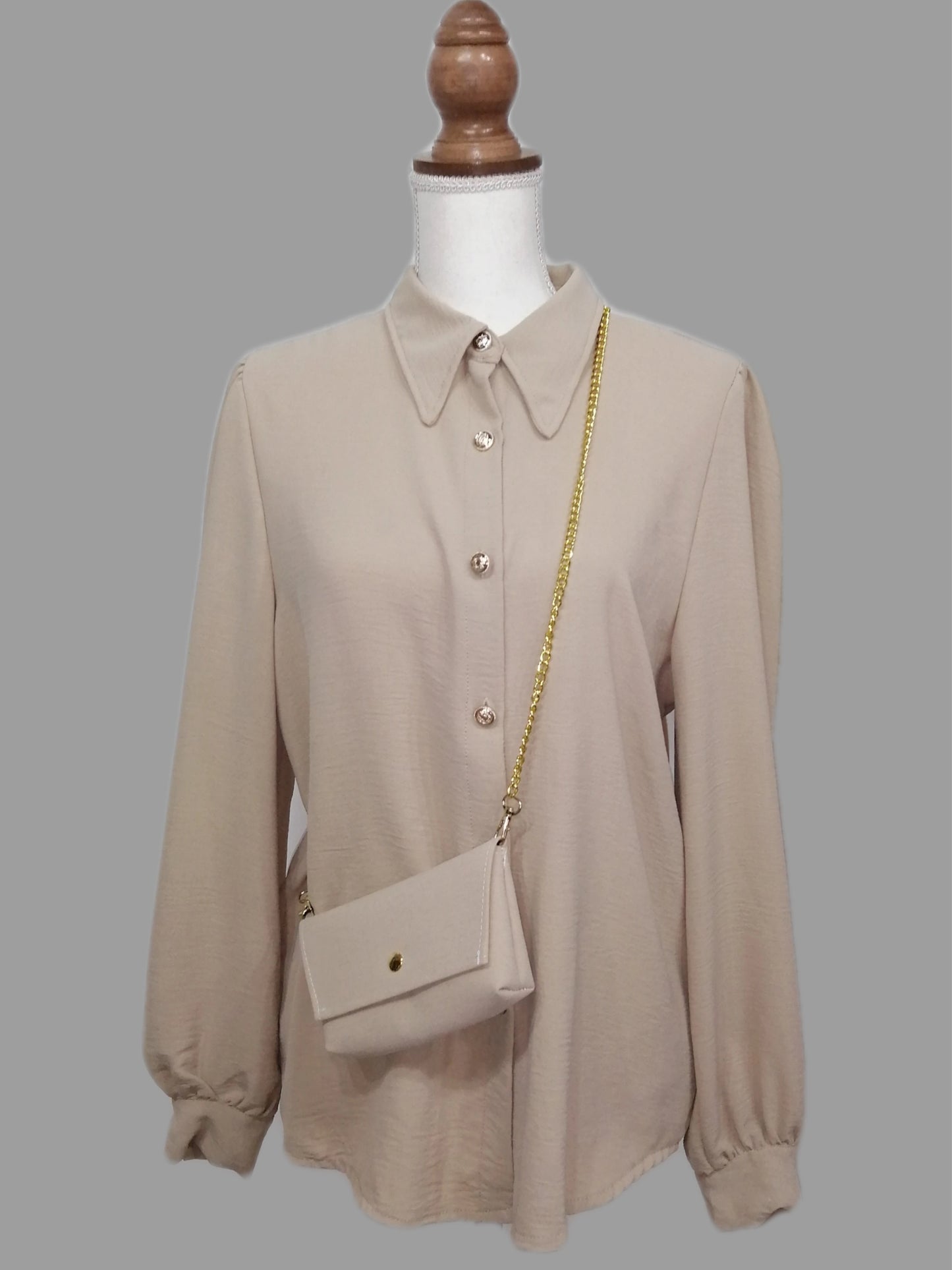 Chemise beige Lucia