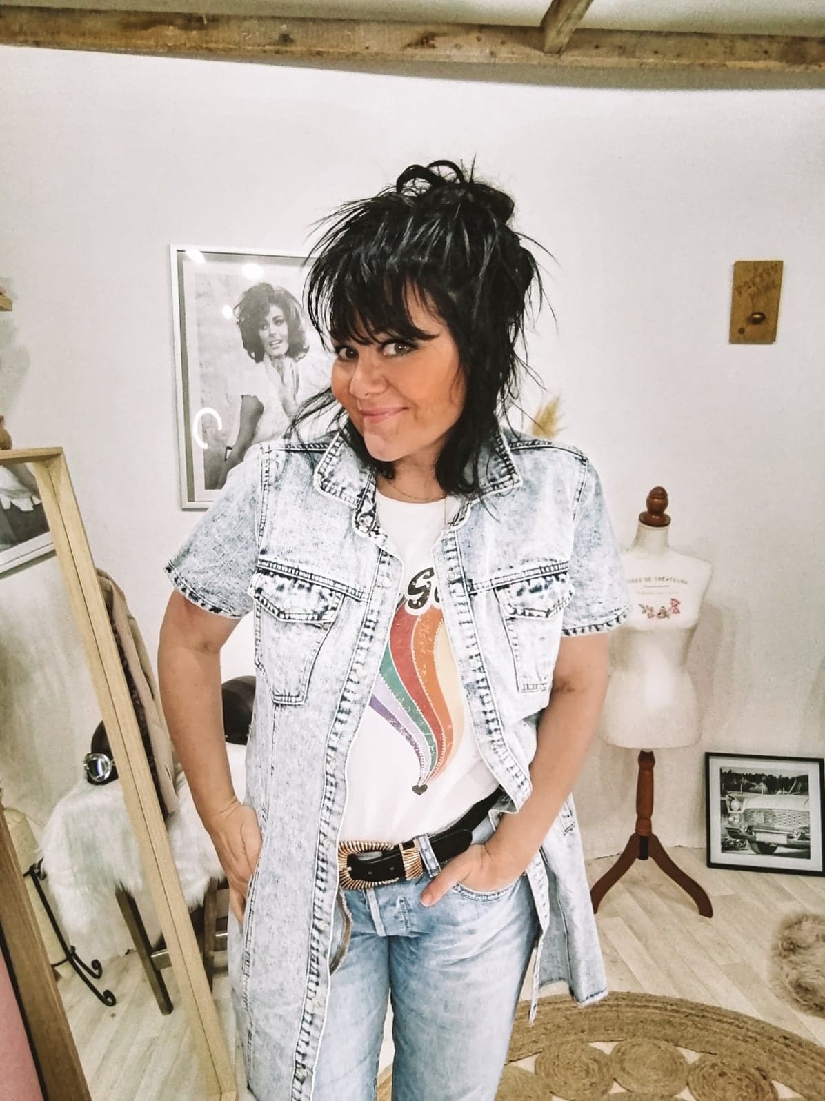 Robe en jean Suzy