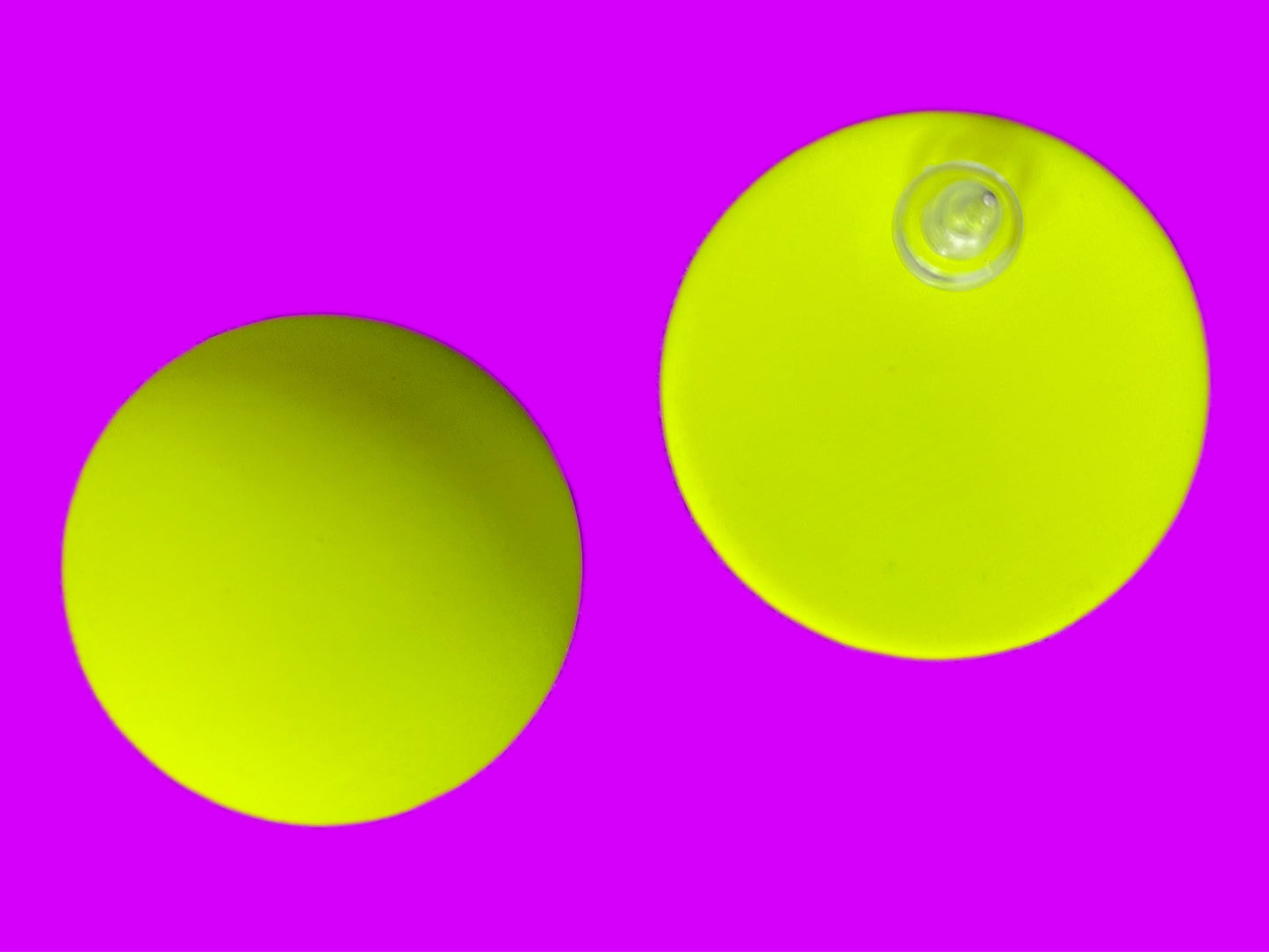 Boucles d'oreilles Fluo