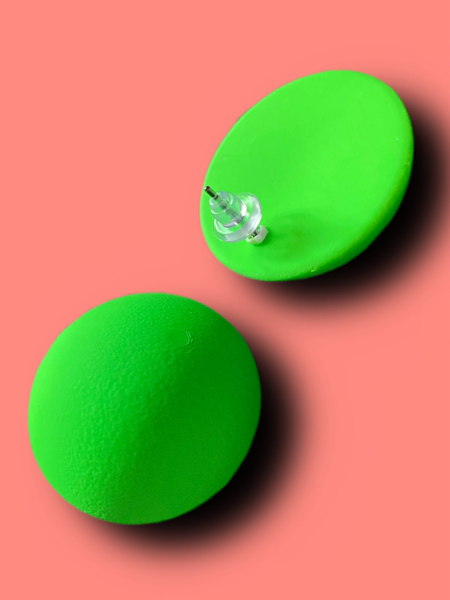 Boucles d'oreilles Fluo