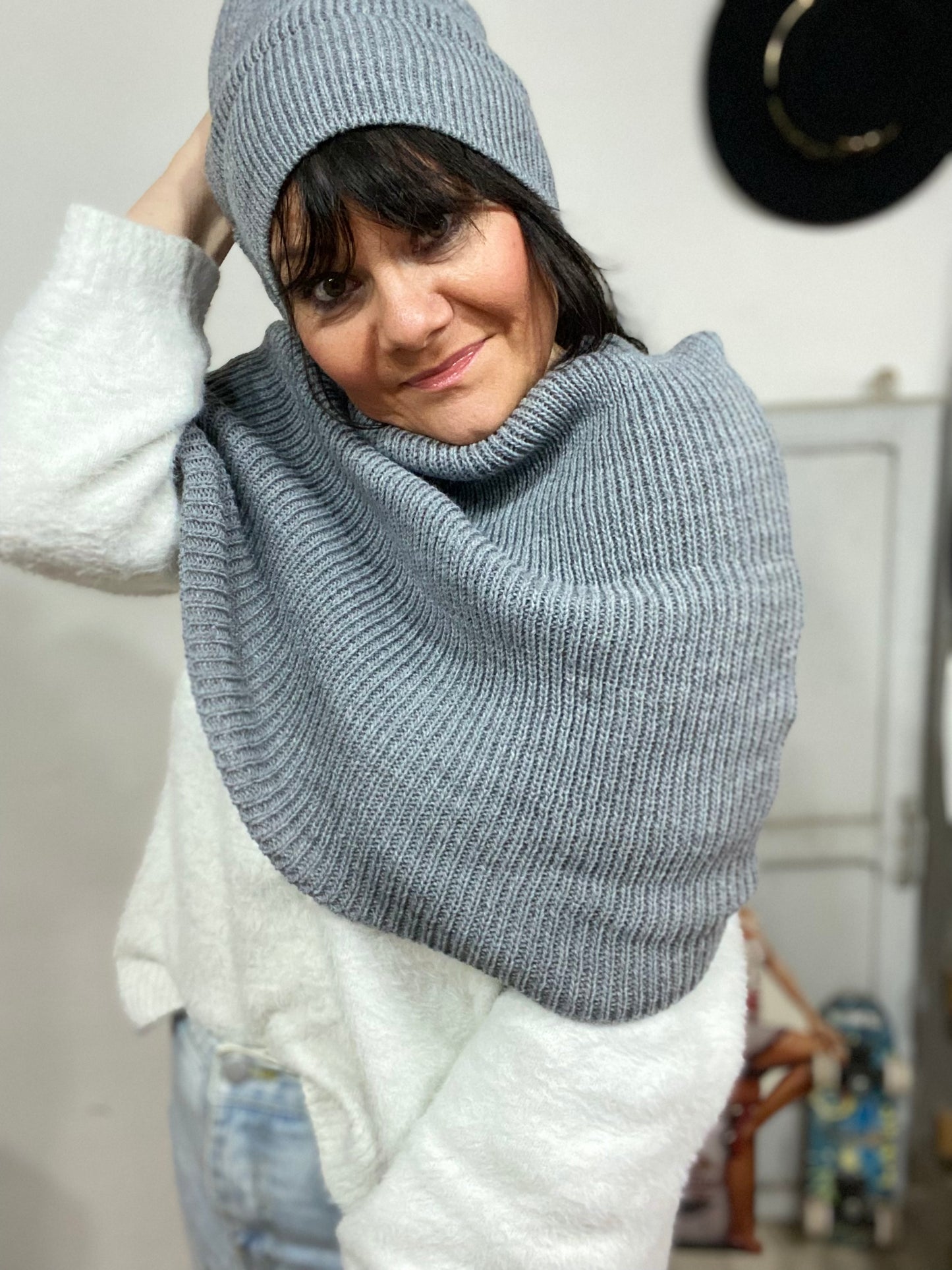 Bonnet et Tour de cou Maéva