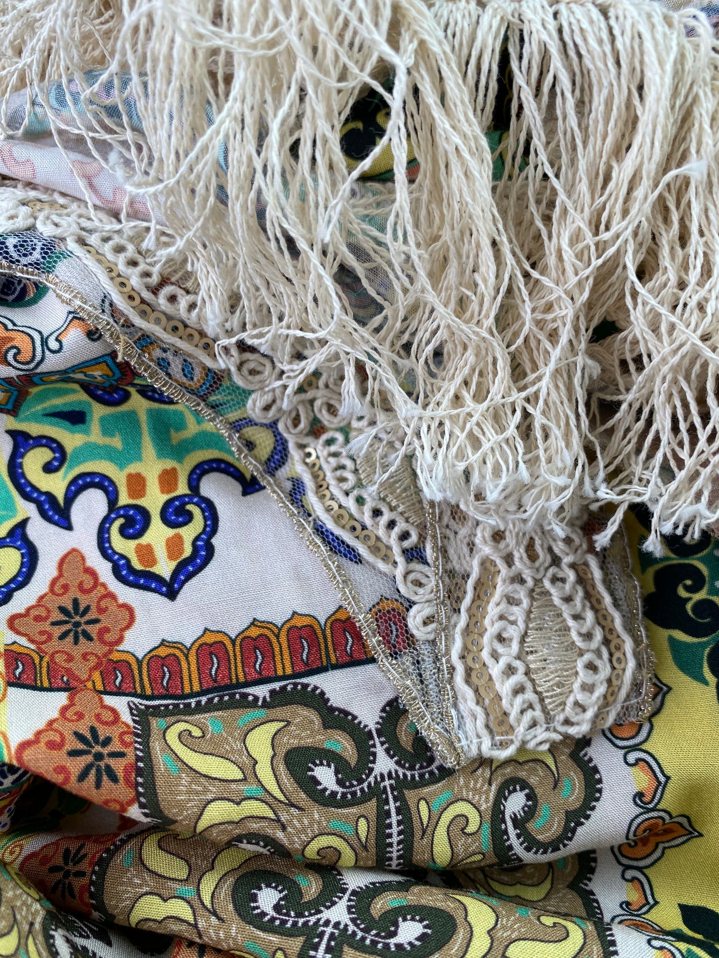 Poncho Soleil Indien