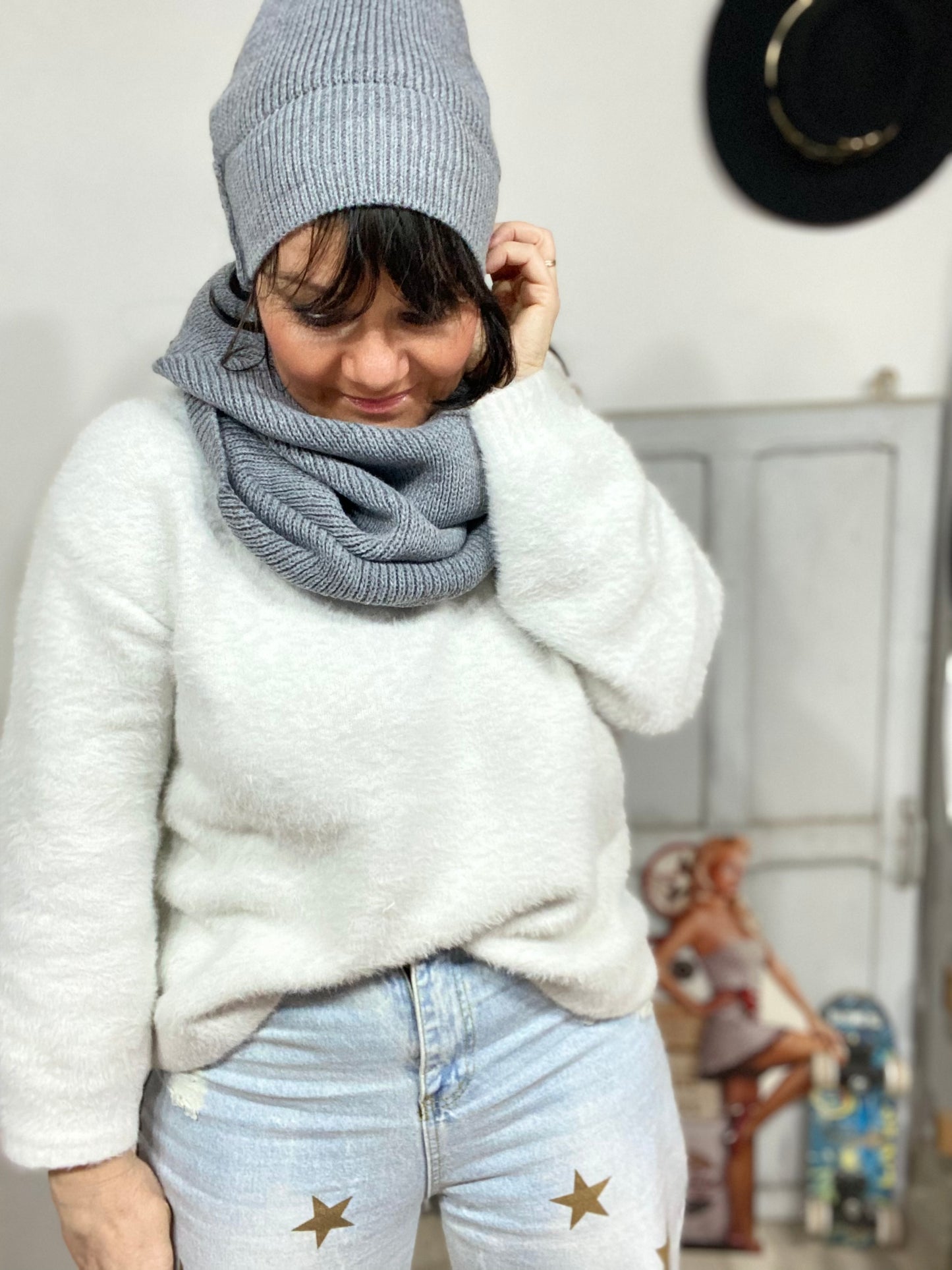 Bonnet et Tour de cou Maéva