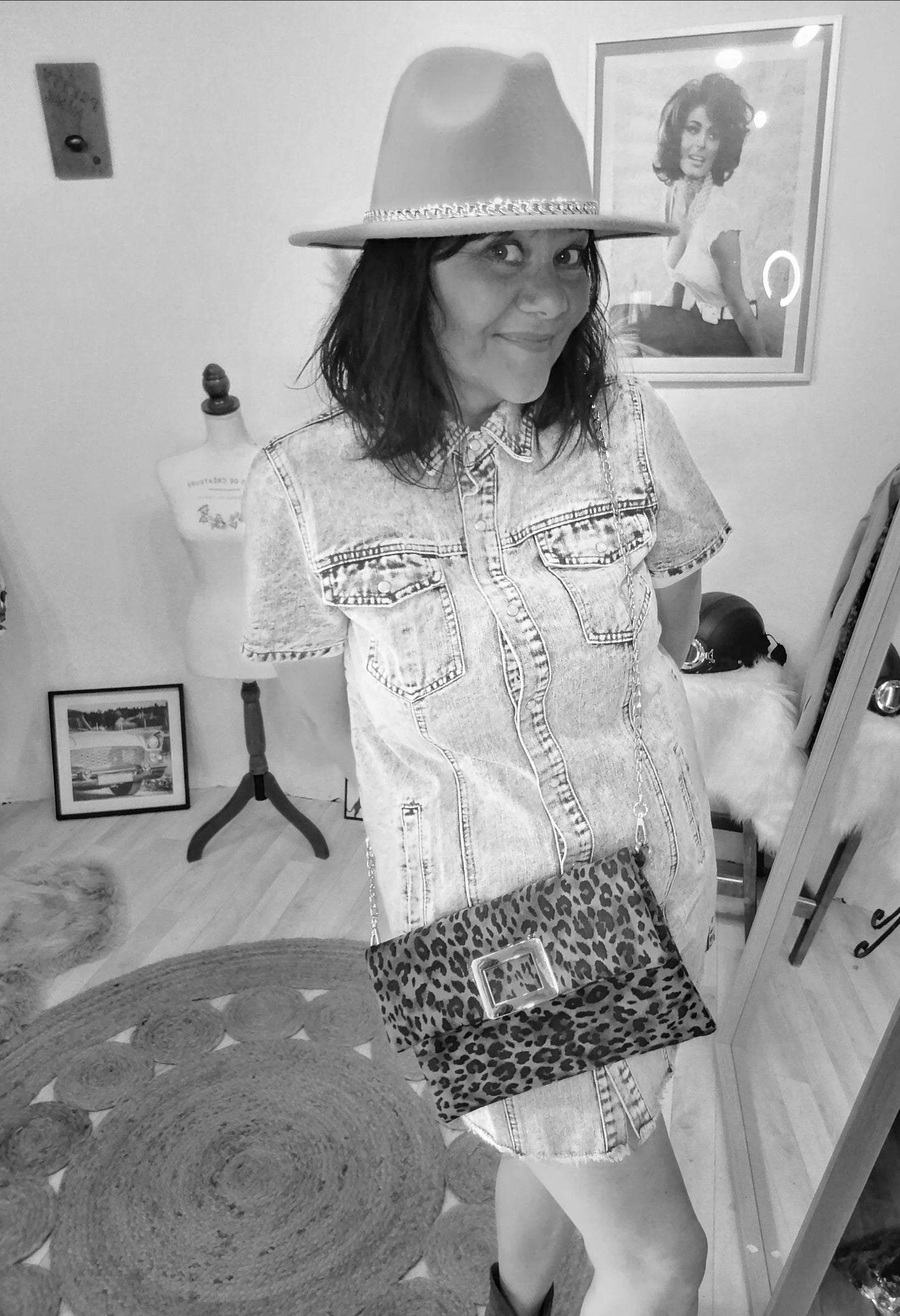 Robe en jean Suzy