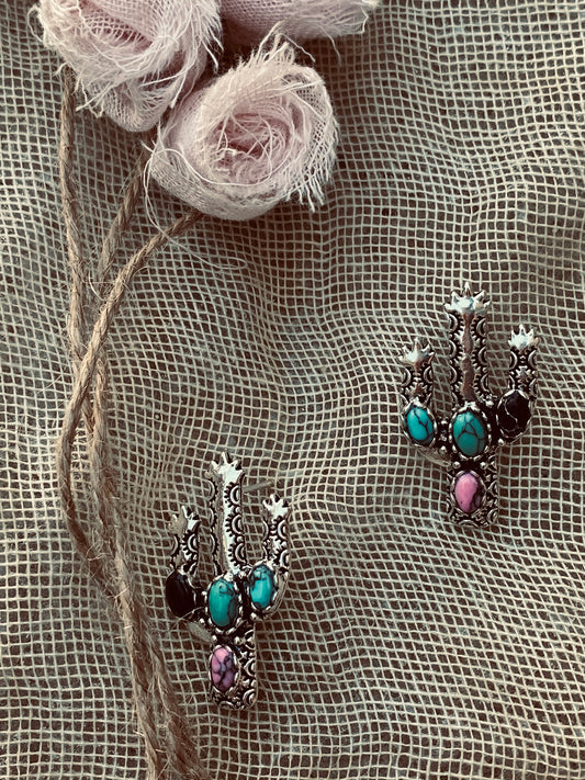 Boucles d'oreilles Cactus