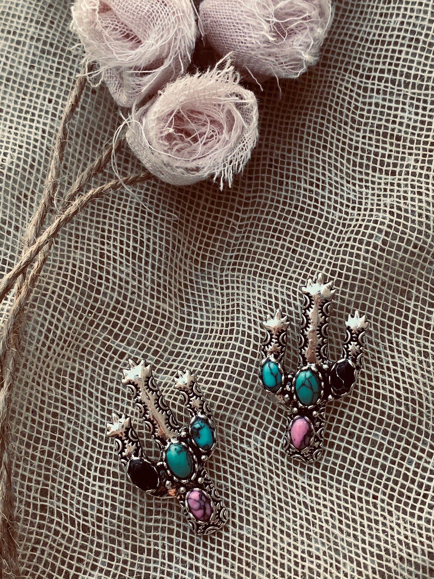 Boucles d'oreilles Cactus