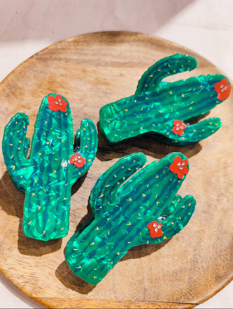 Barrette Cactus