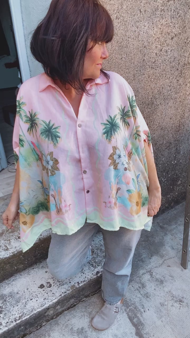 Chemise "Vacances J'oublie Tout"