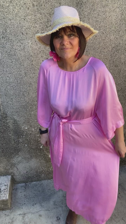 Robe Natalia rose bonbon