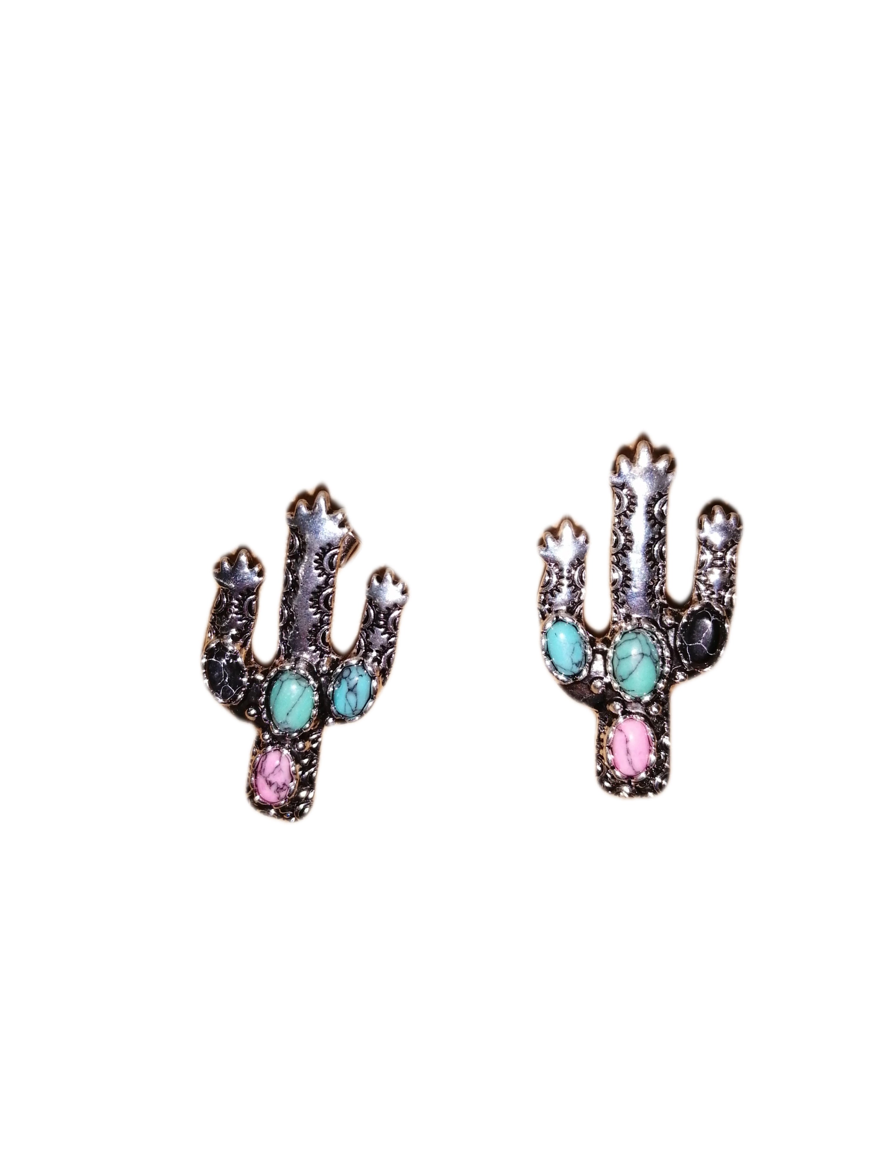 Boucles d'oreilles Cactus