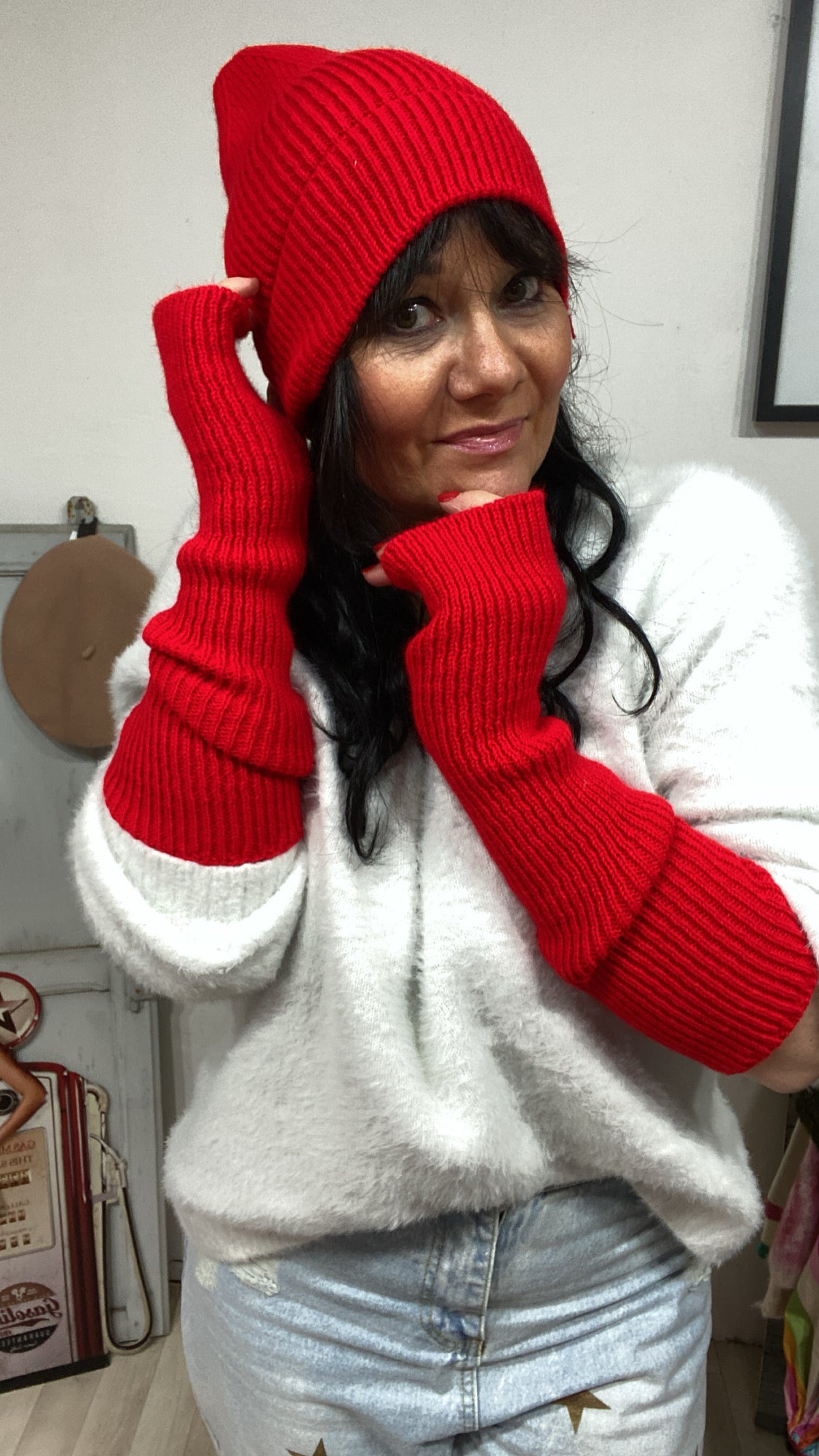 Bonnet et Mitaines Chérie ⛄