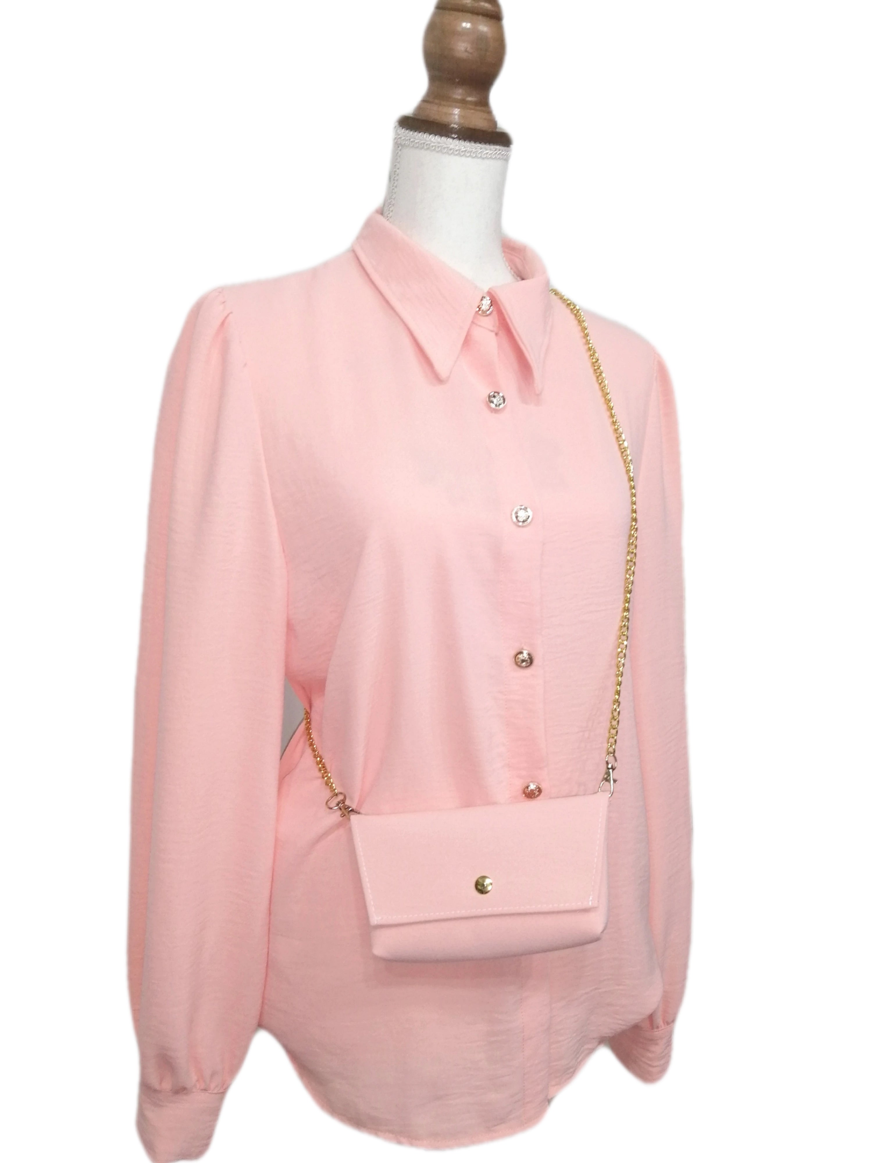 Chemise rose Lucia