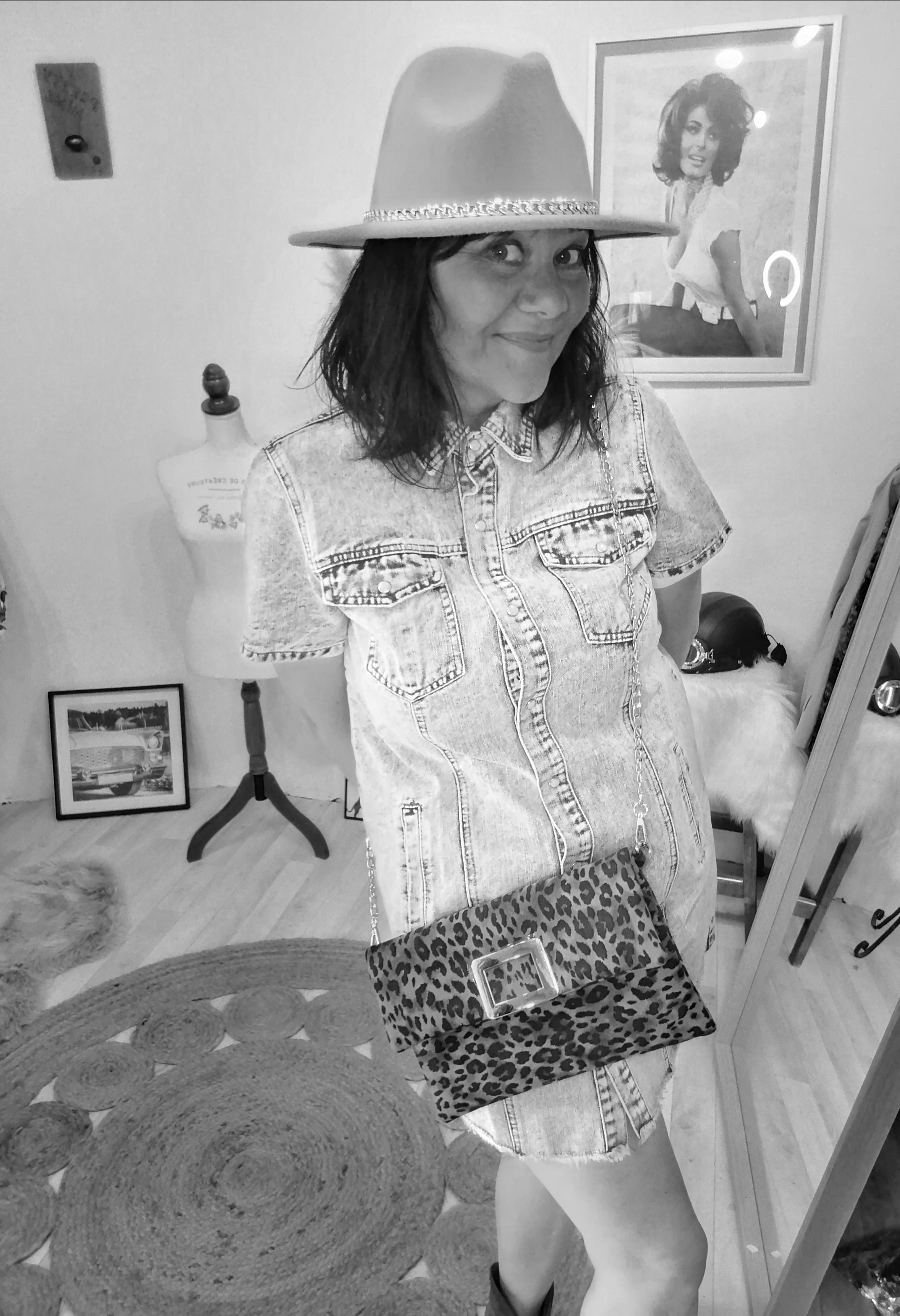 Robe en jean Suzy