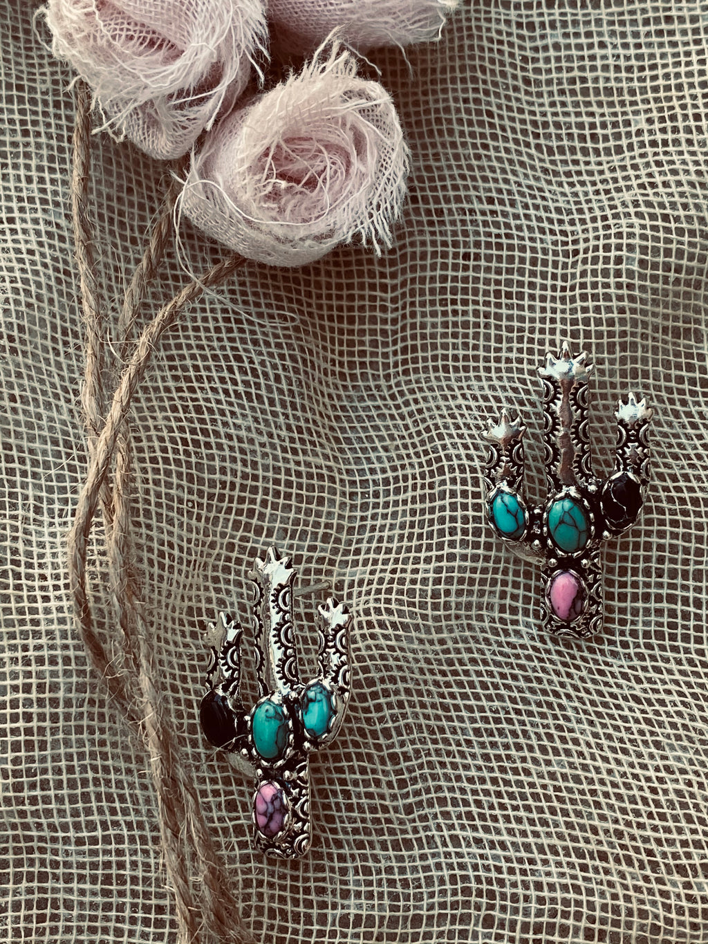 Boucles d'oreilles Cactus